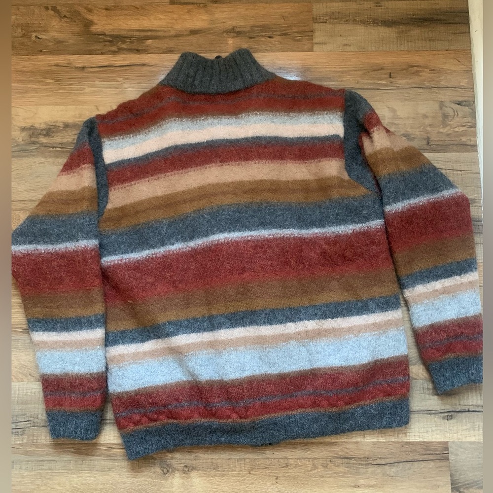🦙Alpaca Wool🦙WALIKI Cardigan Full Zipper & Lined Gorgeous Colorway  Pockets too! - Picture 4 of 16